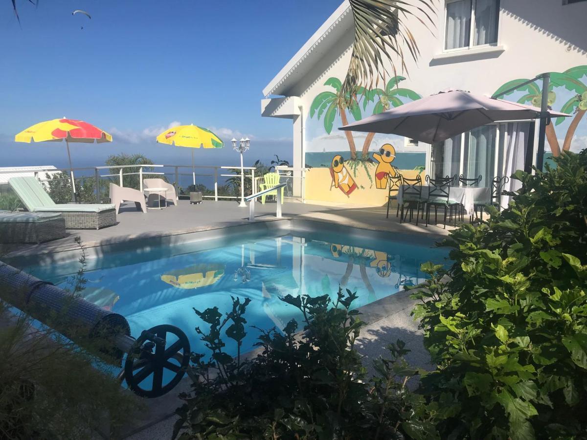 St Leu -Villa D'Artiste, Superbe Vue Mer, Piscine Chauffee Saint-Leu Eksteriør billede